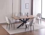 Table Repas Stella Bois Noir/ Point Noir de Hongrie