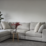 Canapé Julia Modulable en Tissu Chenille 3+1