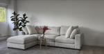 Canapé Julia Modulable en Tissu Chenille 3+1