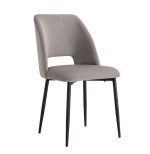 Chaise AVA Velours Coloris Au Choix