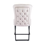 Chaise Gabrielle En Velours Coloris Au Choix – Image 26