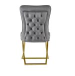 Chaise Gabrielle En Velours Coloris Au Choix – Image 19