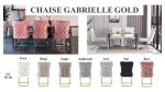 Chaise Gabrielle En Velours Coloris Au Choix – Image 3