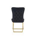 Chaise Gabrielle En Velours Coloris Au Choix – Image 15