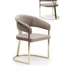 Chaises Ana Tissu et Coloris Au Choix