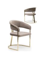 Chaises Ana Tissu et Coloris Au Choix
