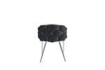 Chaise Ballon Velours Coloris Au Choix – Image 2