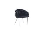 Chaise Ballon Velours Coloris Au Choix – Image 3