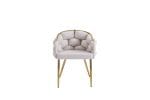 Chaise Ballon Velours Coloris Au Choix – Image 8