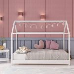 Lit Cabane En Bois Blanc – Image 3