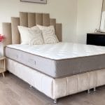 Lit Coffre Natura - Velours Beige
