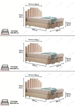 Lit Coffre Natura - Velours Beige – Image 5