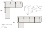 Canapé Élégance Velours Modulable 4+1 – Image 2
