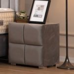 Chevet Tokyo Velours Gris