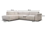Canapé D’angle Colette Marbella Beige – Image 4