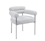 Chaises Bulle Pied Métal Coloris et Tissus Au Choix – Image 15