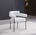 Chaises Bulle Pied Métal Coloris et Tissus Au Choix – Image 17