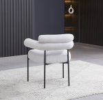 Chaises Bulle Pied Métal Coloris et Tissus Au Choix – Image 18