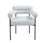 Chaises Bulle Pied Métal Coloris et Tissus Au Choix – Image 21
