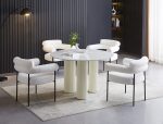 Chaises Bulle Pied Métal Coloris et Tissus Au Choix – Image 22