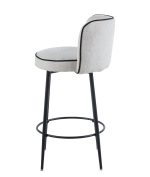 Tabourets De Bar Cathy Pied Métal Coloris Au Choix 3D – Image 6