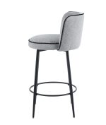 Tabourets De Bar Cathy Pied Métal Coloris Au Choix 3D – Image 9