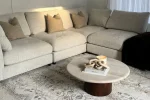 Canapé Julia Modulable Chenille 4+1 Pouf – Image 8