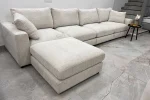 Canapé Julia Modulable Chenille 4+1 Pouf – Image 9