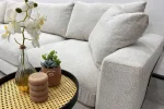 Canapé Julia Modulable Chenille 4+1 Pouf – Image 11