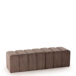 Banc Melvin Gris / Miel