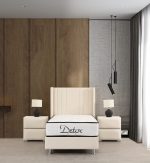 Lit Coffre Alma 90x190 Blanc Cassé – Image 2