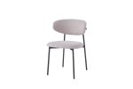 Chaise Lulu Pied Métal Noir Tissu Serge / Côtelé Coloris au choix – Image 8