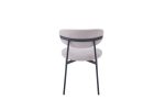 Chaise Lulu Pied Métal Noir Tissu Serge / Côtelé Coloris au choix – Image 10