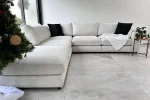 Canapé Julia Modulable Chenille 4+1 Pouf – Image 6