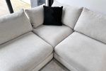 Canapé Julia Modulable Chenille 4+1 Pouf – Image 4