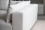 Canapé Azra Modulable Chenille Blanc cassé – Image 13