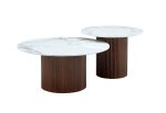Table Basse Mina Travertin/ Céramique Couleurs au Choix – Image 11