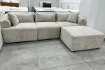 Canapé Mila Modulable Tissu Marbella Crème – Image 4