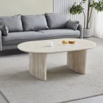 Table Basse Josephine Céramique Travertin