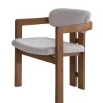 Chaise Atlantis Noir/ Blanc/ Noyer