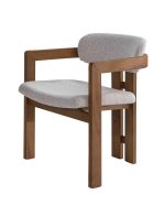 Chaise Atlantis Noir/ Blanc/ Noyer