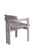 Chaise Atlantis Noir/ Blanc/ Noyer – Image 4