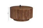Table Basse Victor Bois De Manguier Brun Clair 70cm ou 35cm – Image 5