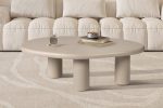 Table basse Tavira Beige/ Blanc 120cm – Image 7