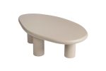 Table basse Tavira Beige/ Blanc 120cm – Image 10
