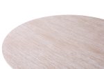 TABLE 'LAGOS' 200 CM OVALE DÉCOR TRAVERTIN BEIGE – Image 7