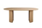 Table Lagos 200 cm Ovale Décor Chêne Naturel – Image 4