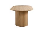 Table Lagos 200 cm Ovale Décor Chêne Naturel – Image 6