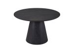 Table Miklos 120cm ronde décor Brun Foncé – Image 6