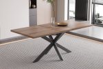 Table Extensible 160-200 CM Décor Brun Foncé – Image 8